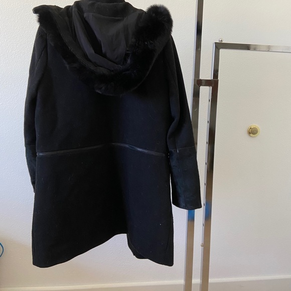 Zac Zac Posen Black Coat Convertible - Picture 4 of 7